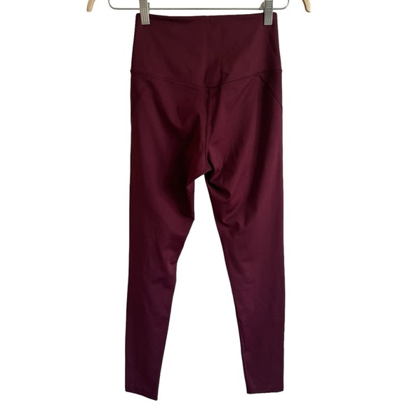 Girlfriend Collective Compressive High-Rise Legging, Maroon, Size S - Picture 4 of 8